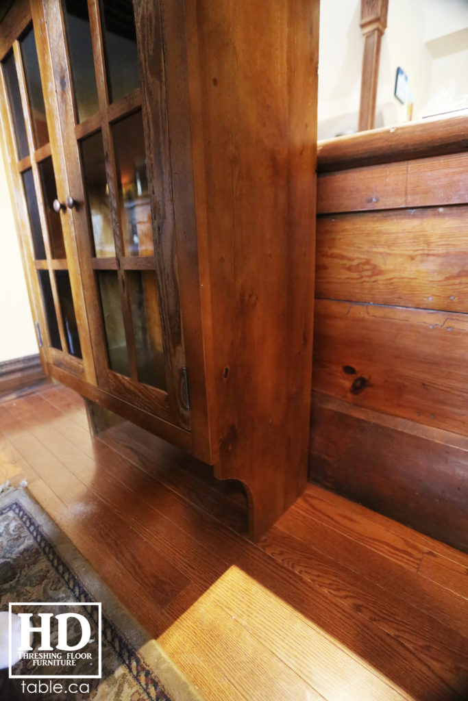 Reclaimed Wood Counter Top Hutch by HD Threshing Floor Furniture