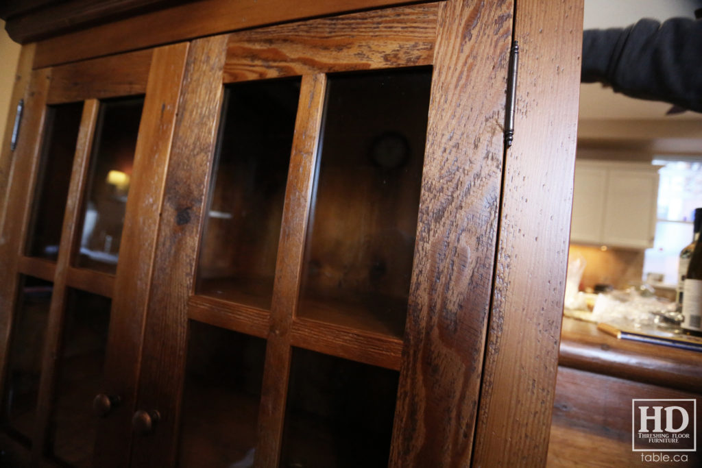 Reclaimed Wood Counter Top Hutch by HD Threshing Floor Furniture