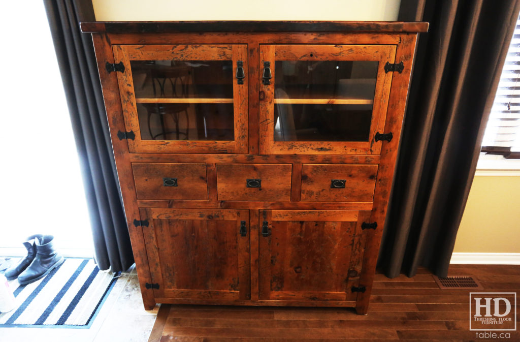 Custom Reclaimed Wood Hutch by HD Threshing Floor Furniture