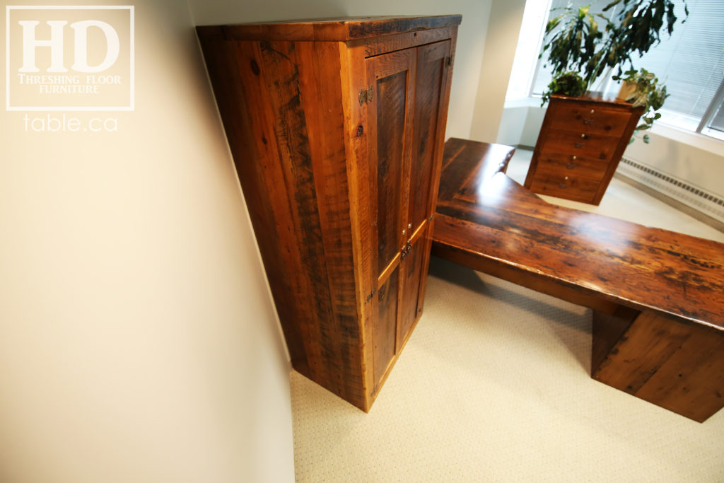 Reclaimed Wood Storage Hutch by HD Threshing Floor Furniture