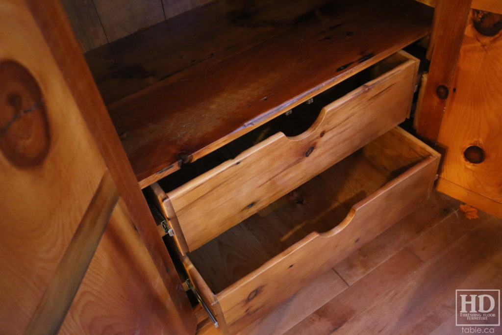 Reclaimed Wood Hutch with Internal Drawers by HD Threshing Floor Furniture