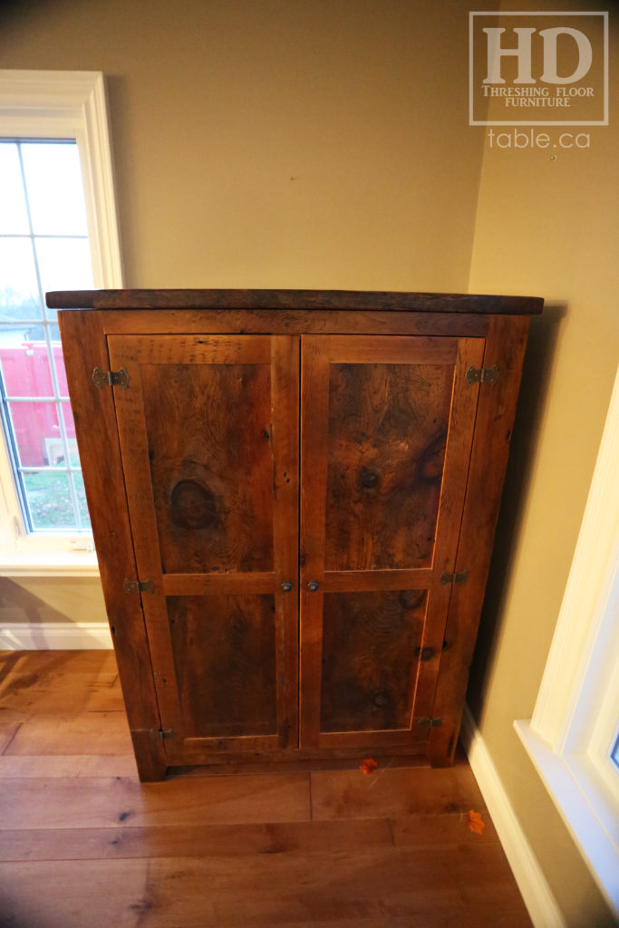 Reclaimed Wood Hutch with Internal Drawers by HD Threshing Floor Furniture