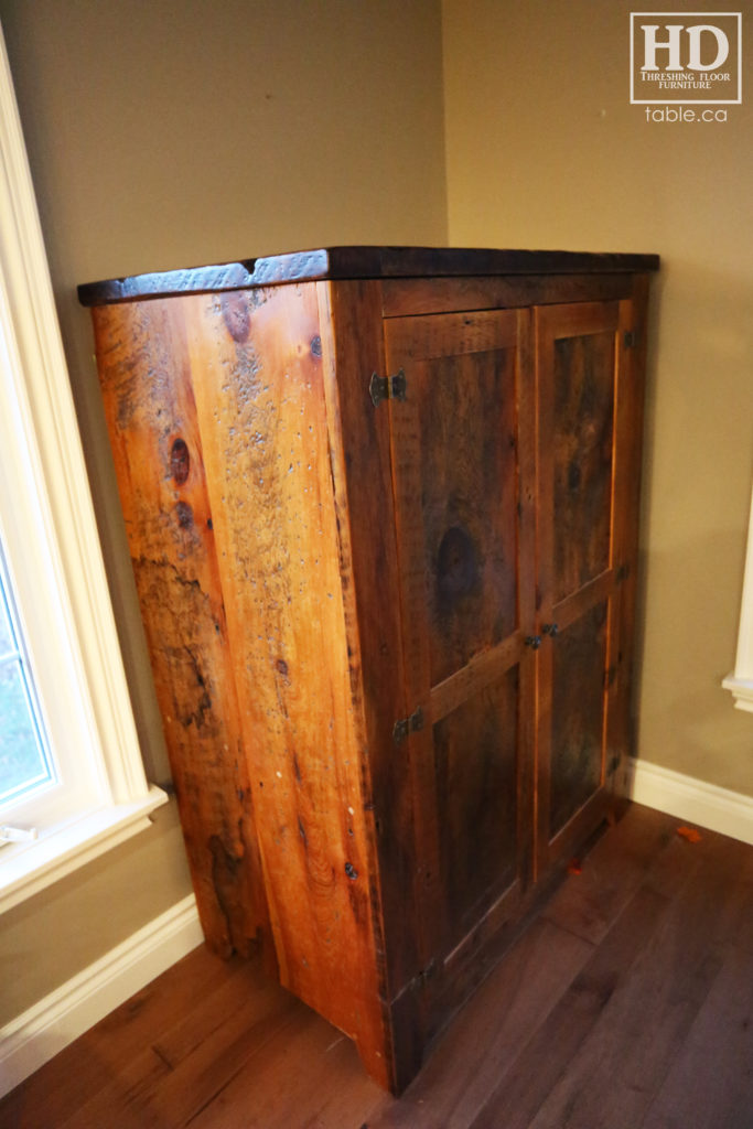 Reclaimed Wood Hutch with Internal Drawers by HD Threshing Floor Furniture