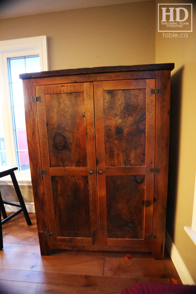Reclaimed Wood Hutch with Internal Drawers by HD Threshing Floor Furniture