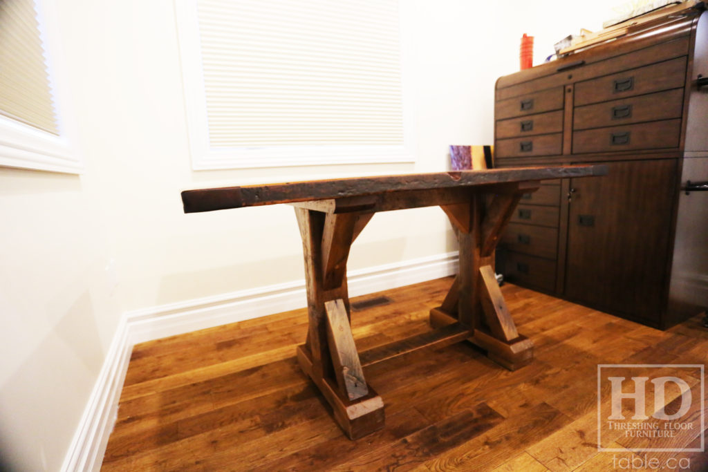 Ontario Custom Reclaimed Wood Desk Ontario by HD Threshing Floor Furniture