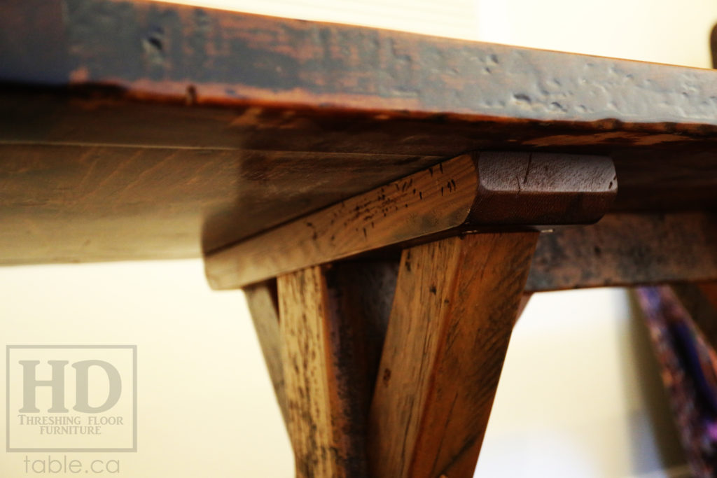 Ontario Custom Reclaimed Wood Desk Ontario by HD Threshing Floor Furniture