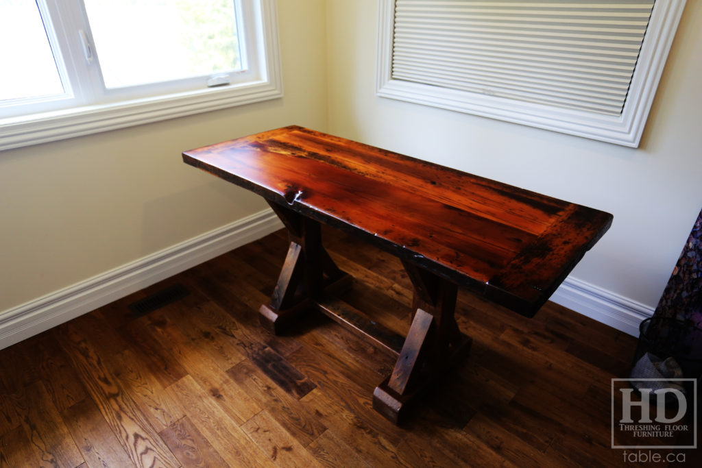 Ontario Custom Reclaimed Wood Desk Ontario by HD Threshing Floor Furniture