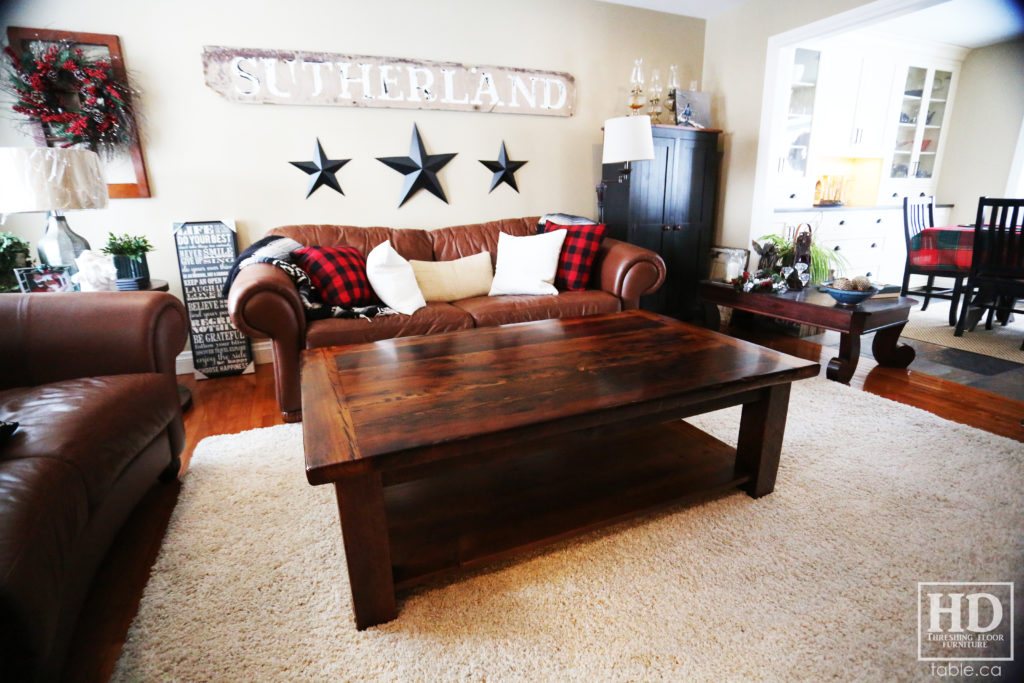 Reclaimed Wood Coffee Table by HD Threshing Floor Furniture / www.table.ca