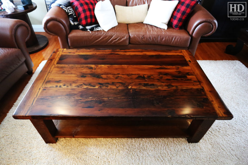 Reclaimed Wood Coffee Table by HD Threshing Floor Furniture / www.table.ca