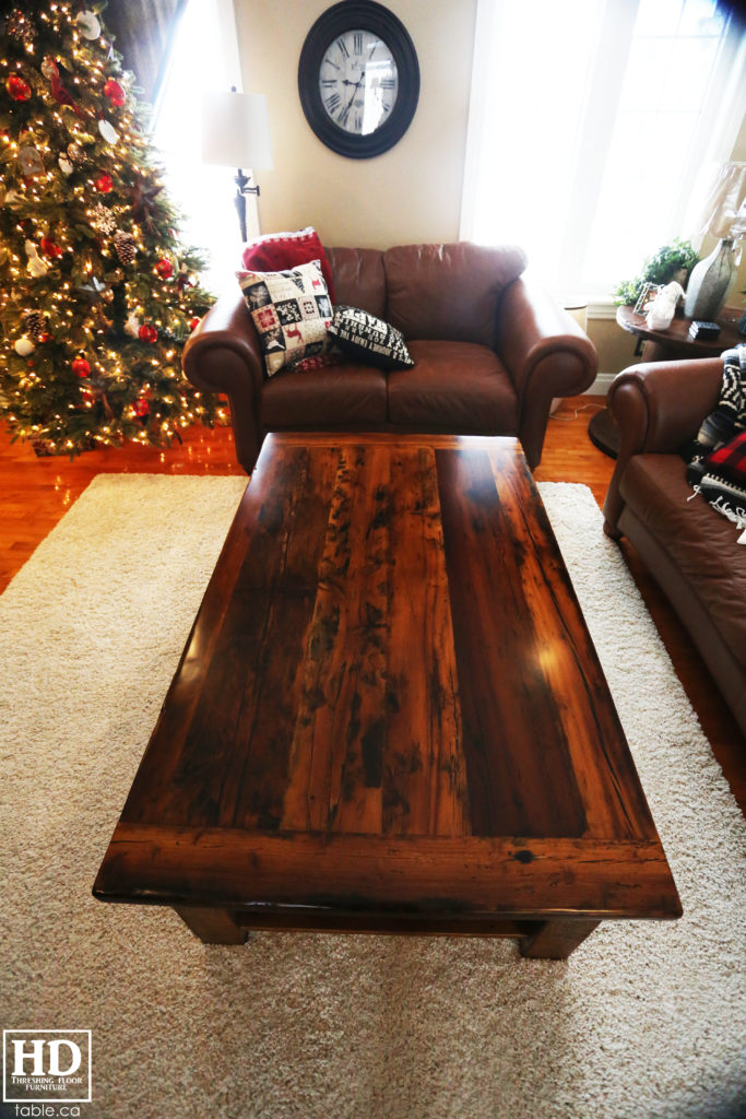 Reclaimed Wood Coffee Table by HD Threshing Floor Furniture / www.table.ca