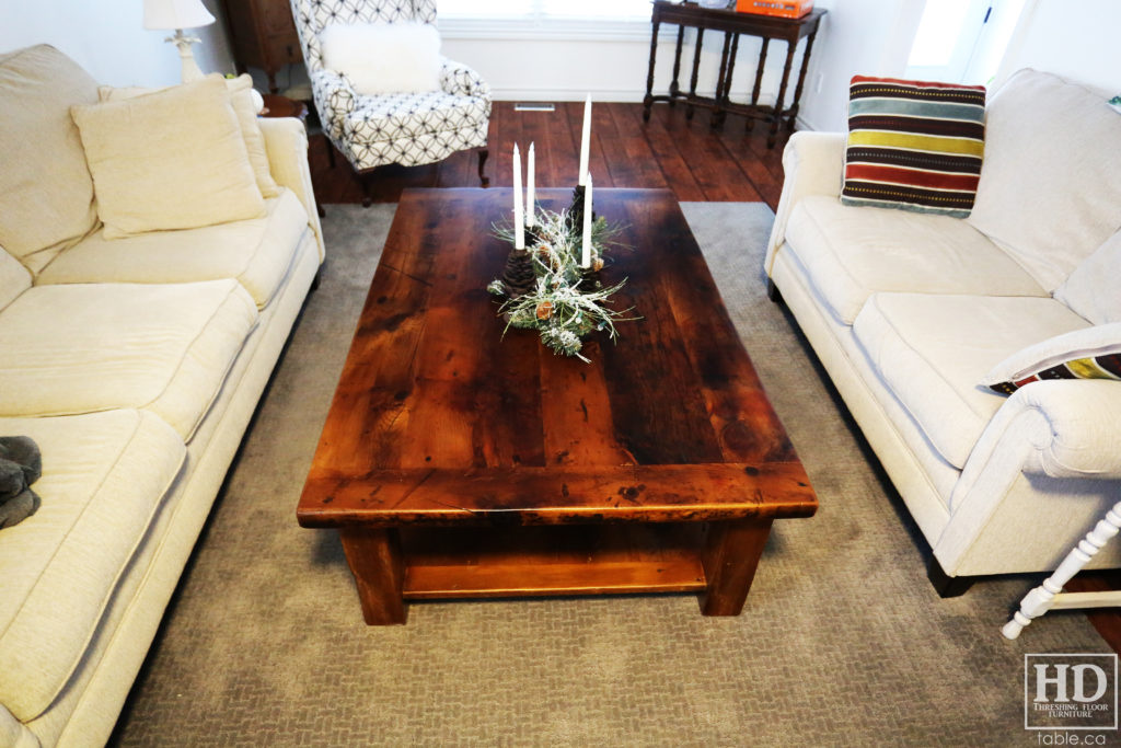 Barnwood Coffee Table made by HD Threshing Floor Furniture / www.hdthreshing.com
