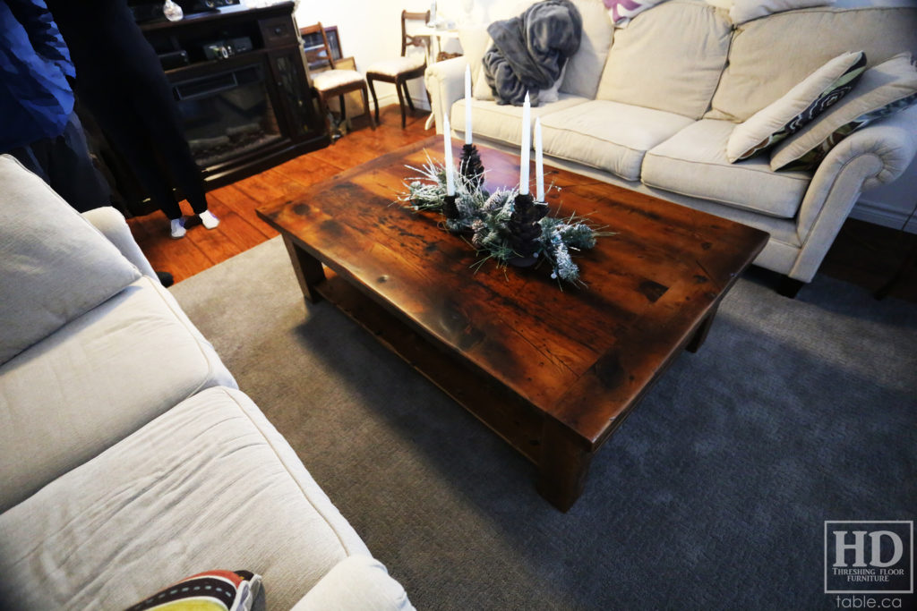 Barnwood Coffee Table made by HD Threshing Floor Furniture / www.hdthreshing.com