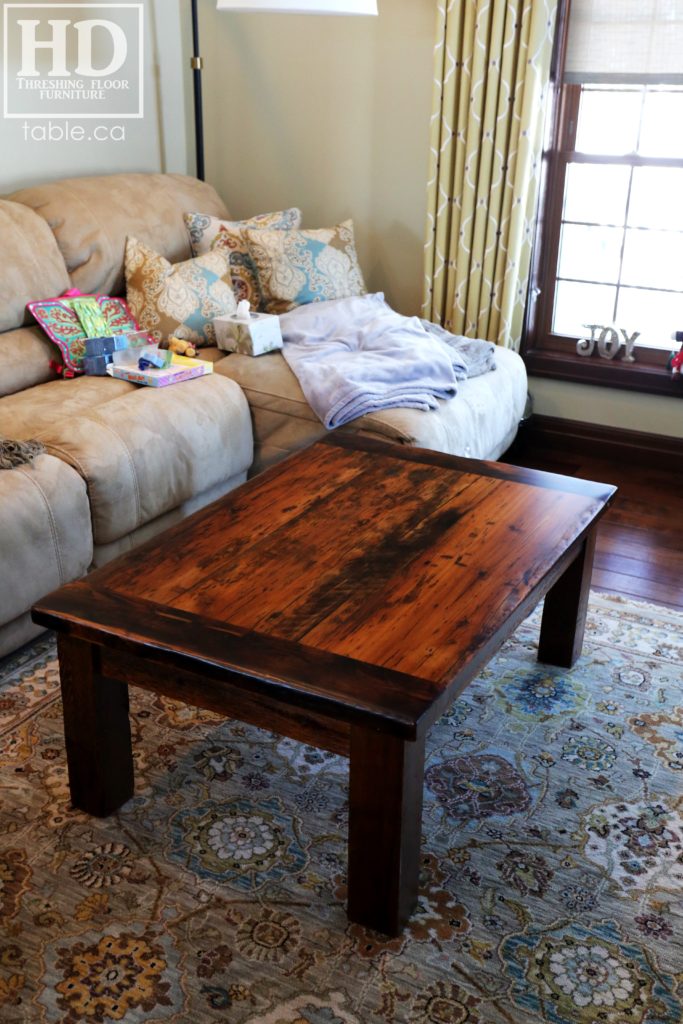 Barnwood Coffee Table by HD Threshing Floor Furniture / www.table.ca