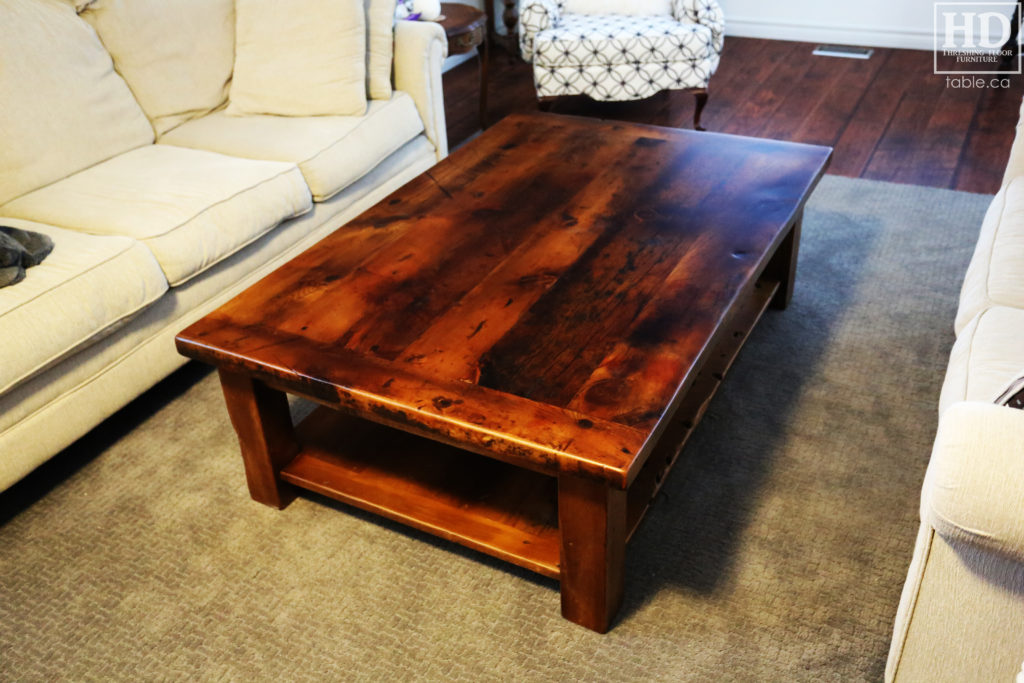 Barnwood Coffee Table made by HD Threshing Floor Furniture / www.hdthreshing.com