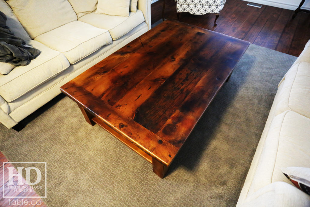 Barnwood Coffee Table made by HD Threshing Floor Furniture / www.hdthreshing.com