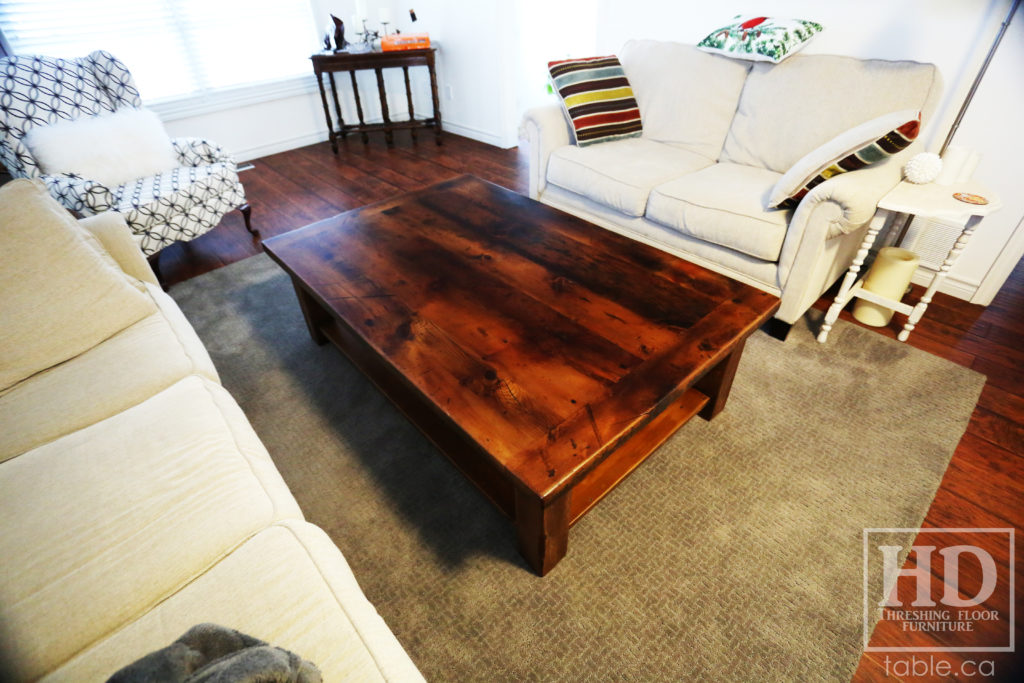 Barnwood Coffee Table made by HD Threshing Floor Furniture / www.hdthreshing.com