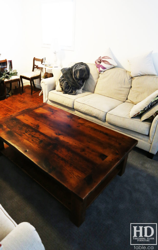 Barnwood Coffee Table made by HD Threshing Floor Furniture / www.hdthreshing.com