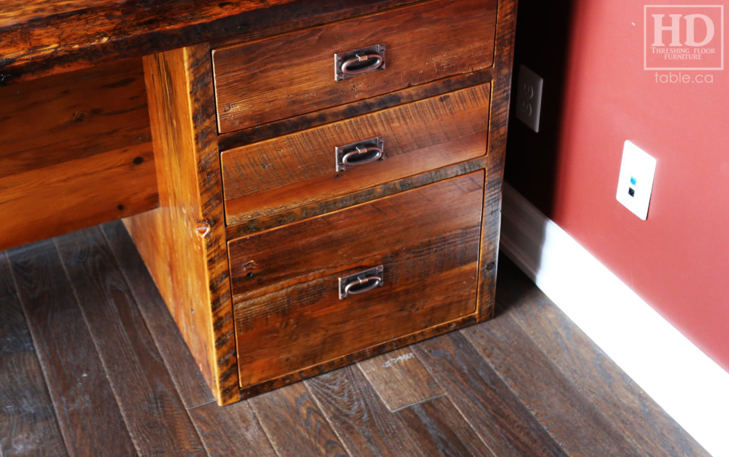 Custom L Shaped Desk by HD Threshing Floor Furniture