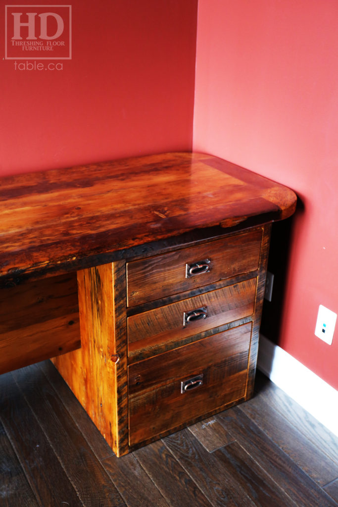 Custom L Shaped Desk by HD Threshing Floor Furniture