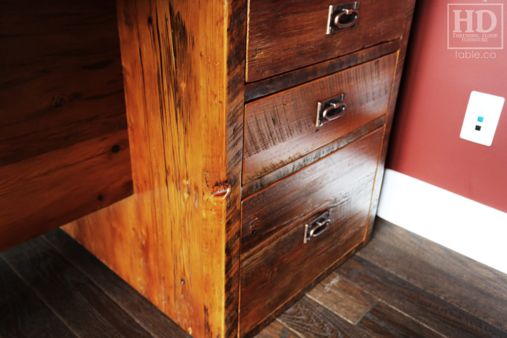 Custom L Shaped Desk by HD Threshing Floor Furniture