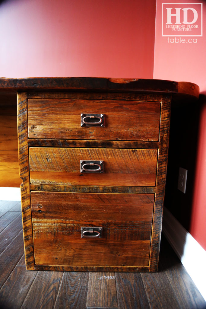 Custom L Shaped Desk by HD Threshing Floor Furniture