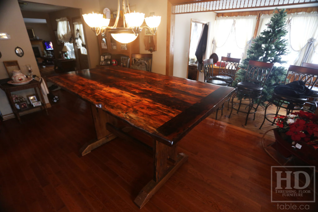 Reclaimed Wood Trestle Table Island / www.table.ca