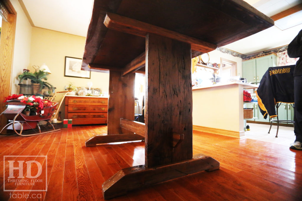 Reclaimed Wood Trestle Table Island / www.table.ca