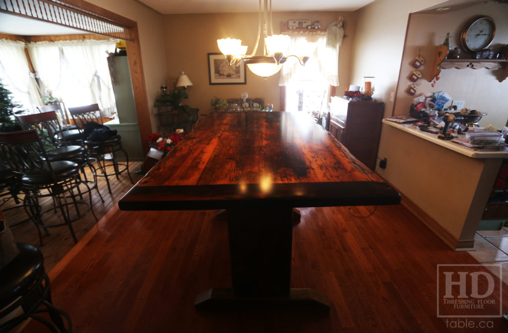 Reclaimed Wood Trestle Table Island / www.table.ca