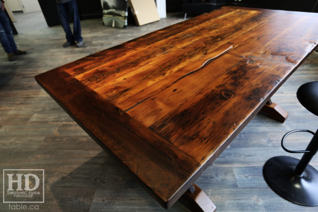 Reclaimed Wood Boardroom Table by HD Threshing Floor Furniture / www.table.ca