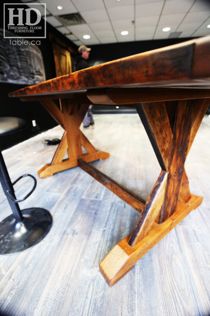 Reclaimed Wood Boardroom Table by HD Threshing Floor Furniture / www.table.ca