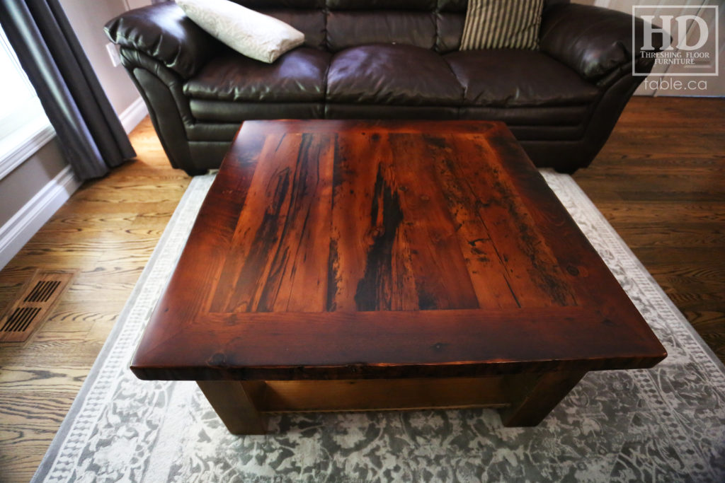 Ontario Barnwood Coffee Table by HD Threshing Floor Furniture / www.table.ca