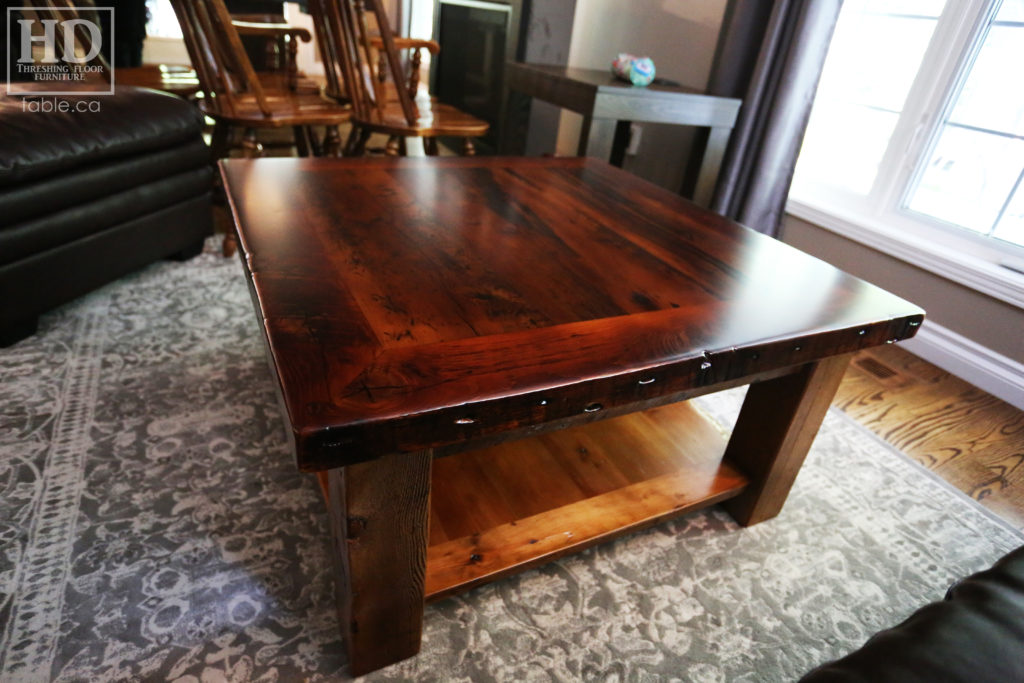 Ontario Barnwood Coffee Table by HD Threshing Floor Furniture / www.table.ca