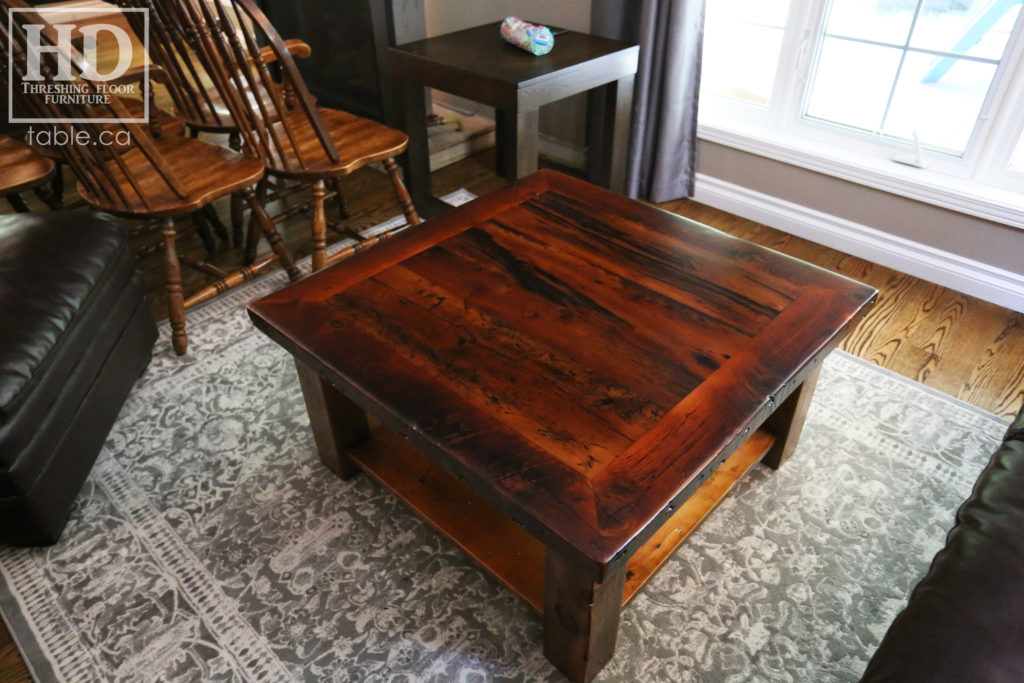 Ontario Barnwood Coffee Table by HD Threshing Floor Furniture / www.table.ca