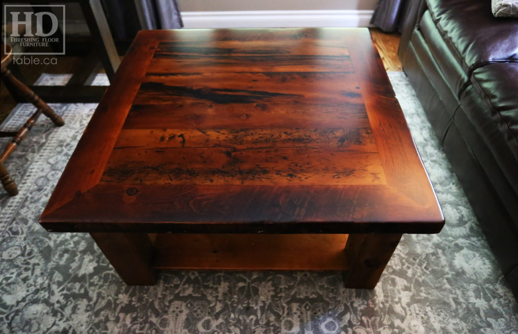 Ontario Barnwood Coffee Table by HD Threshing Floor Furniture / www.table.ca