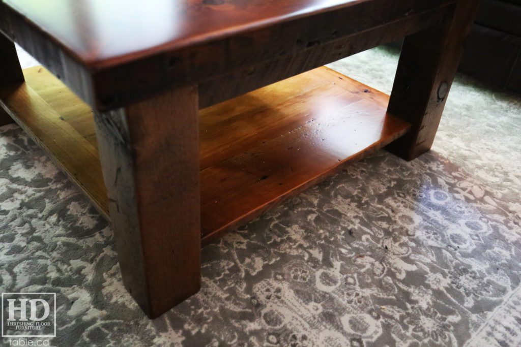 Ontario Barnwood Coffee Table by HD Threshing Floor Furniture / www.table.ca