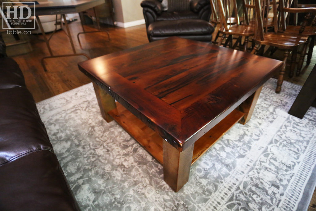 Ontario Barnwood Coffee Table by HD Threshing Floor Furniture / www.table.ca