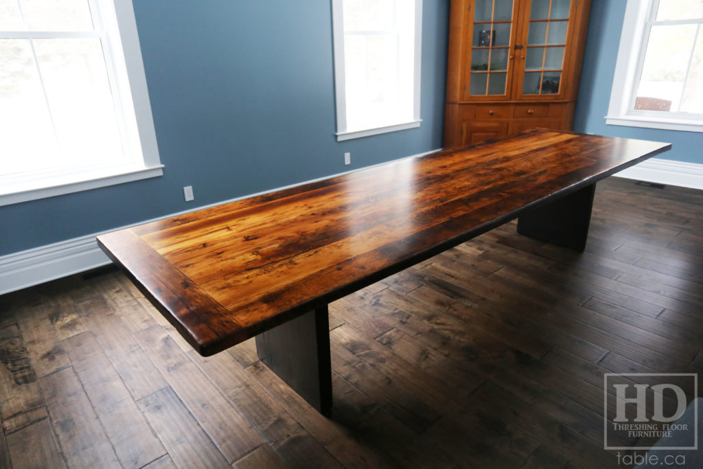 Modern Reclaimed Wood Boardroom Table by HD Threshing Floor Furniture / www.table.ca