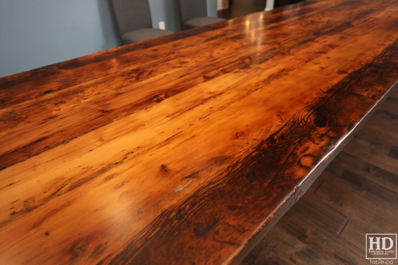 Modern Style Reclaimed Wood Boardroom Table Blog