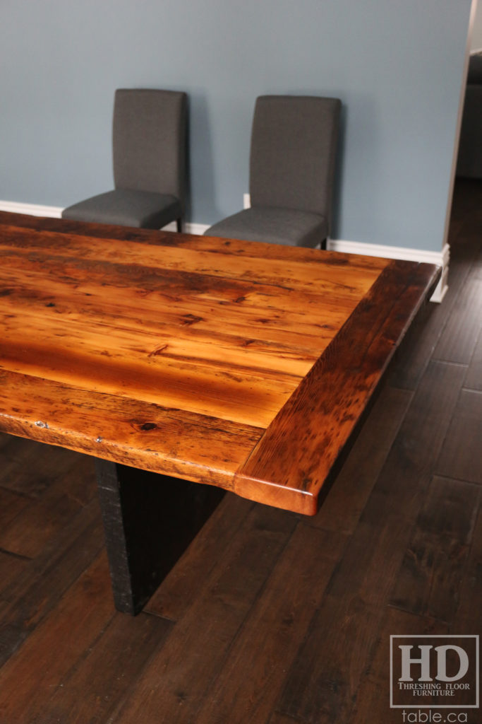 Modern Reclaimed Wood Boardroom Table by HD Threshing Floor Furniture / www.table.ca