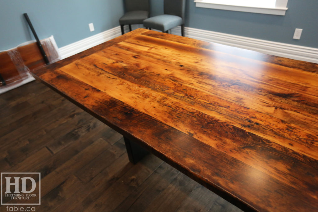 Modern Reclaimed Wood Boardroom Table by HD Threshing Floor Furniture / www.table.ca