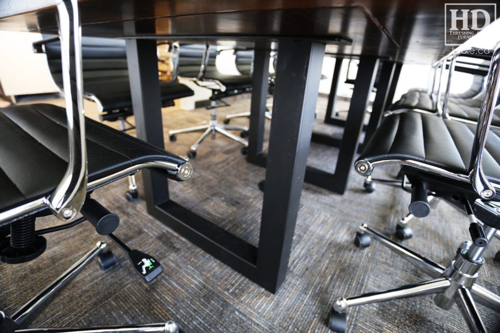 Reclaimed Wood Boardroom Table by HD Threshing Floor Furniture / www.table.ca