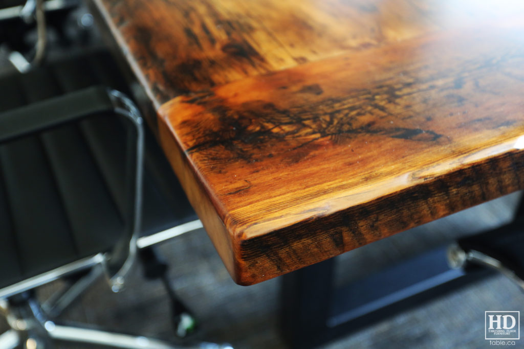 Reclaimed Wood Boardroom Table by HD Threshing Floor Furniture / www.table.ca