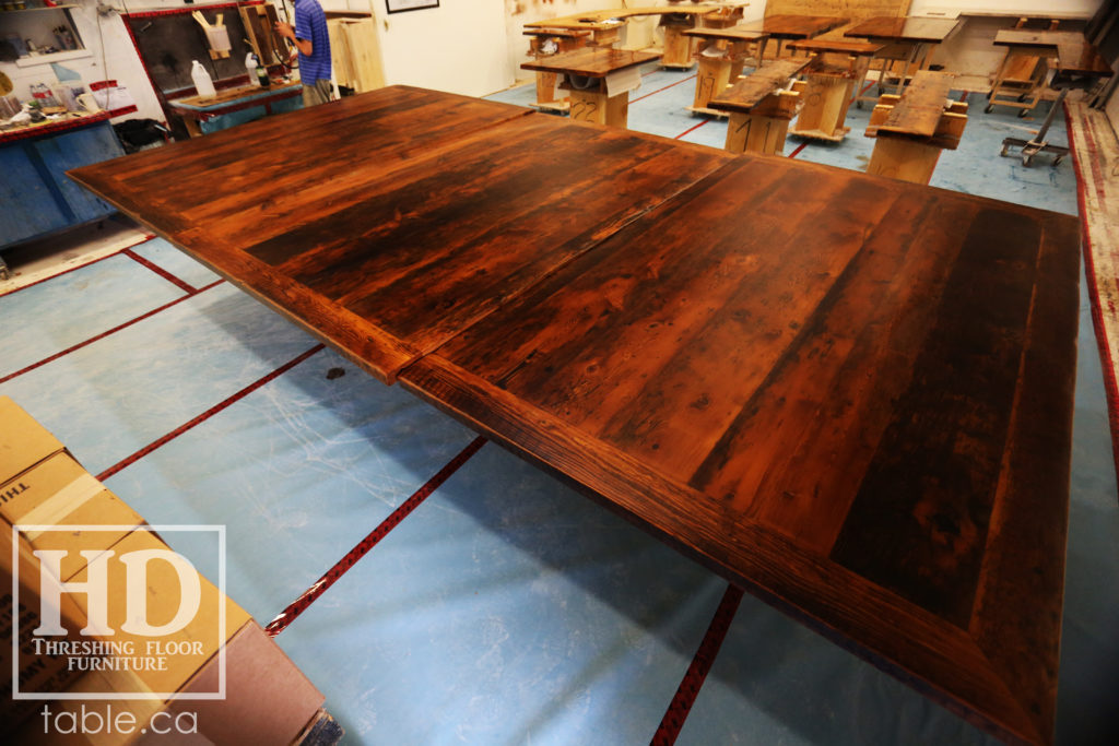 Large Reclaimed Wood Boardroom Table by HD Threshing Floor Furniture / www.table.ca