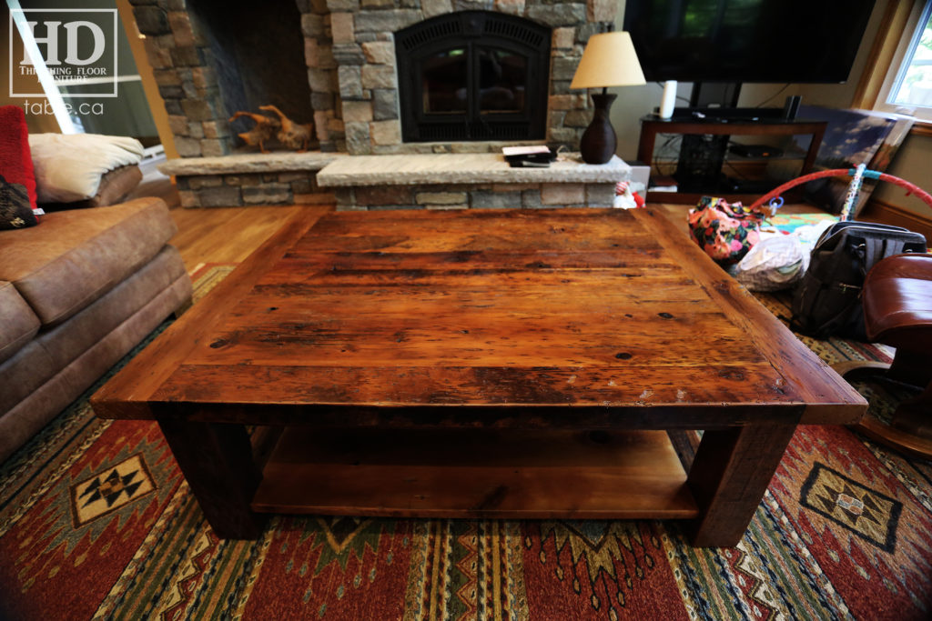 Reclaimed Wood Coffee Table by HD Threshing Floor Furniture / www.table.ca