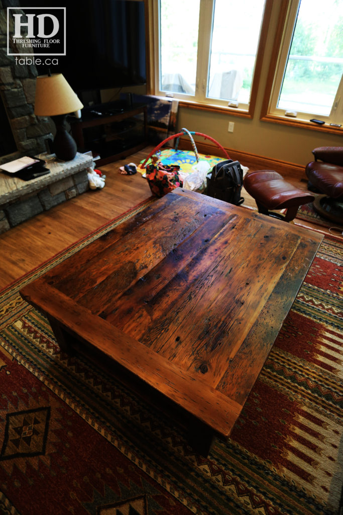 Reclaimed Wood Coffee Table by HD Threshing Floor Furniture / www.table.ca