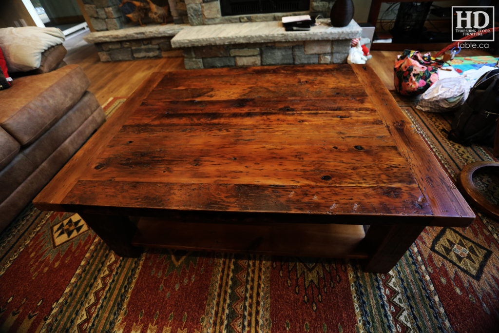 Reclaimed Wood Coffee Table by HD Threshing Floor Furniture / www.table.ca