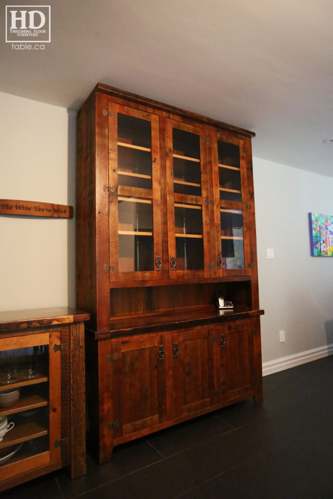 Custom Reclaimed Wood Hutch by HD Threshing Floor Furniture