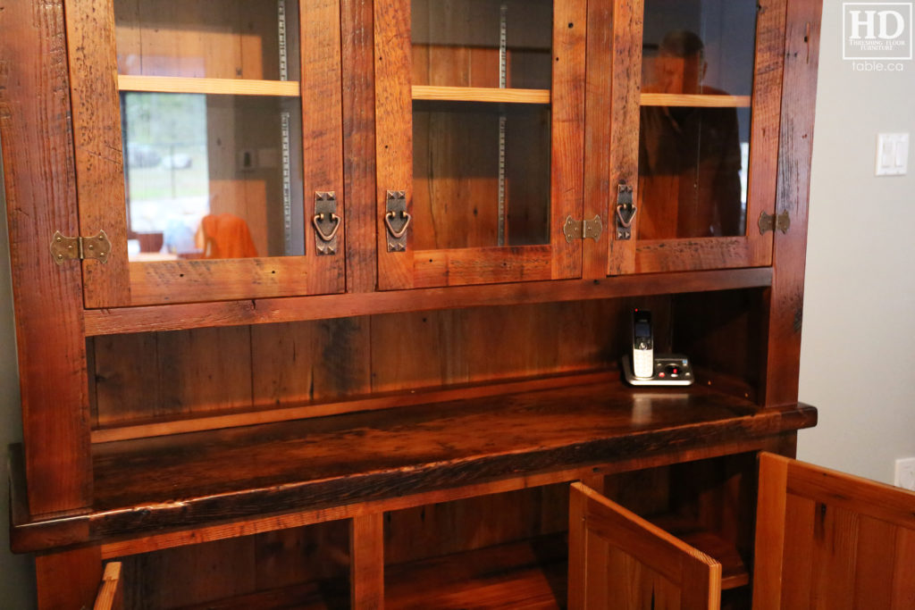 Custom Reclaimed Wood Hutch by HD Threshing Floor Furniture