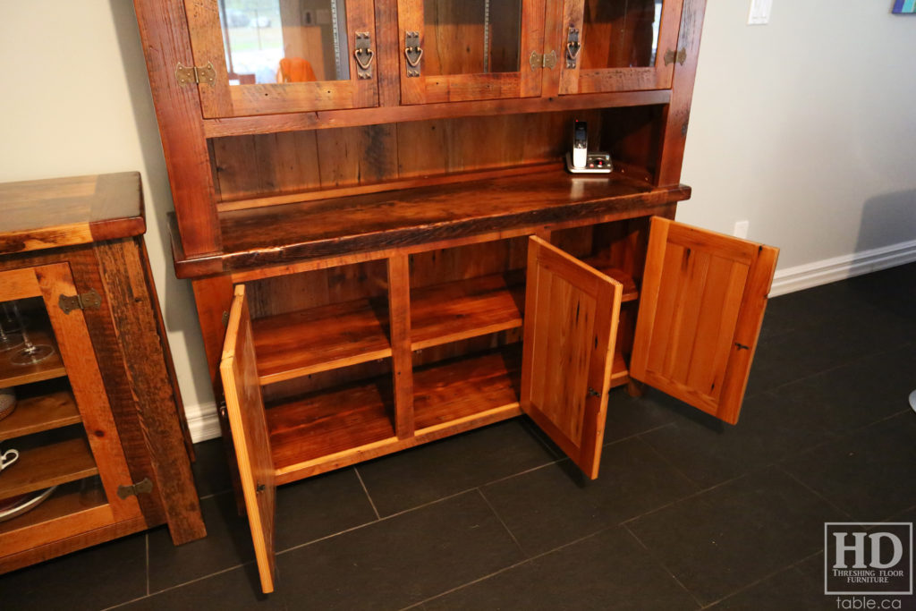 Custom Reclaimed Wood Hutch by HD Threshing Floor Furniture