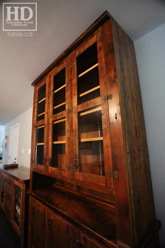 Custom Reclaimed Wood Hutch by HD Threshing Floor Furniture